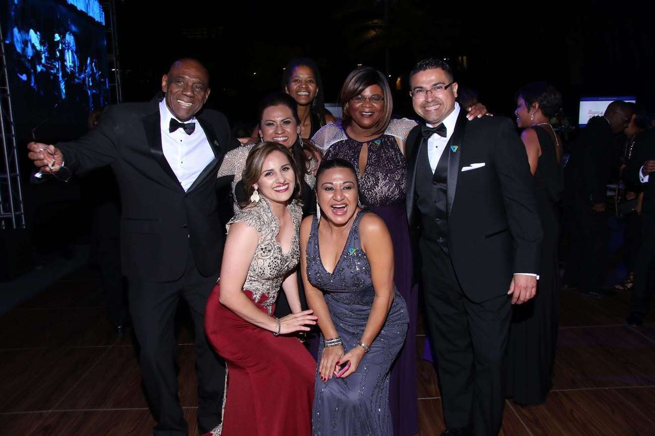 VEDC staff at the 40th Anniversary Gala, Grand Park, Los Angeles