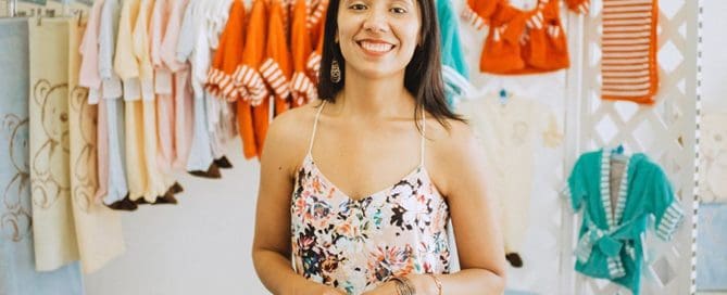 Rosie Arias, owner and founder of Whimsical Charm in Southern California