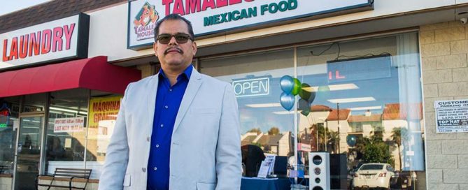 Juan Gonzalez, owner and founder of Tamales House in Reseda, CA