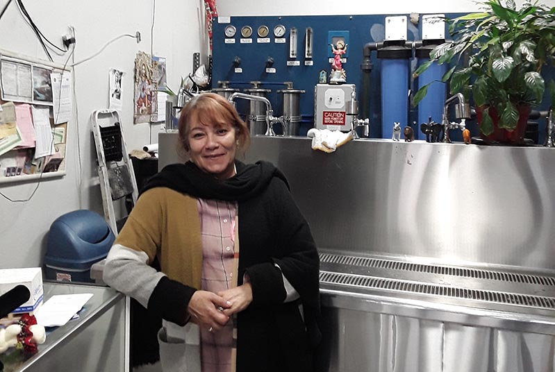 Maria Martinez of Pura Agua Lupita in Panorama City, CA.