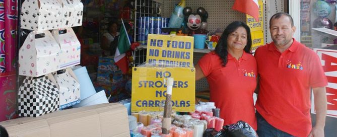 Mirna Aracely Garcias of La Fiesta Party Supplies and Gifts in Los Angeles