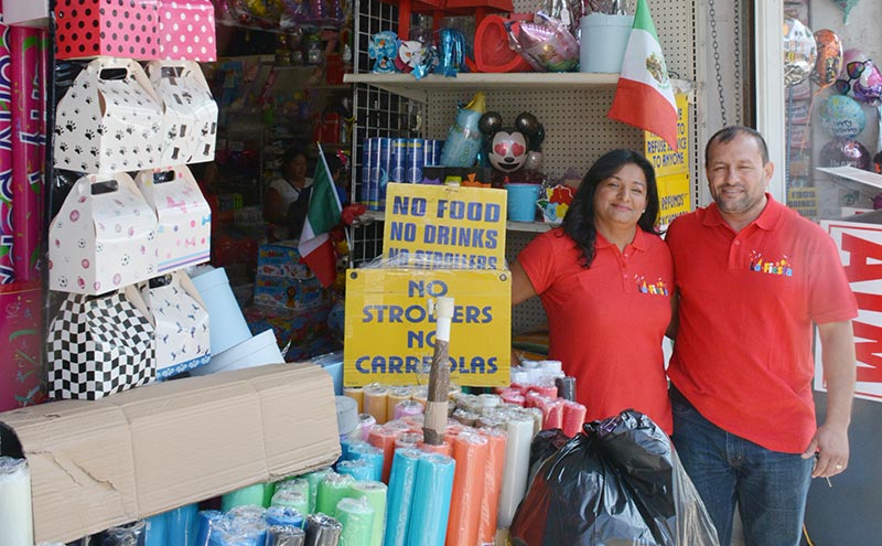 Mirna Aracely Garcias of La Fiesta Party Supplies and Gifts in Los Angeles
